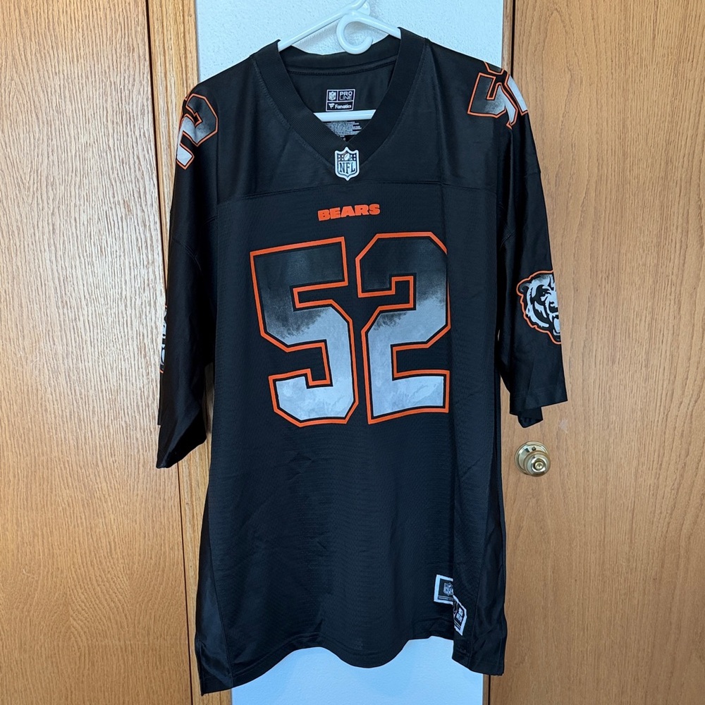 NFL Black and Orange Bears Jersey - Rarely worn